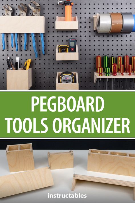 Peg Board Workshop, Pegboard Shop Organization, Pegboard Tool Organization Diy, Diy Pegboard Tool Storage, Workshop Pegboard Ideas, Pegboard Organization Tools, Diy Woodshop Organization, Diy Hand Tool Storage Ideas, Tool Shop Ideas