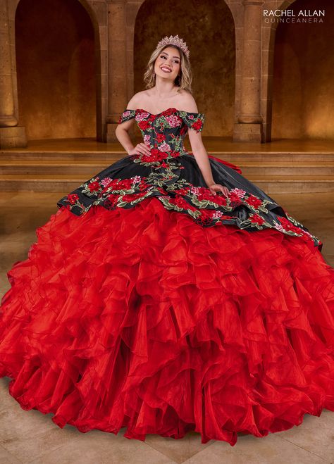 Dama Dresses Quinceanera, 1500 Dresses, Vestido Charro, Charro Quinceanera, Mexican Quinceanera Dresses, Red Quinceanera Dresses, Dama Dresses, Military Ball Dresses, Pretty Quinceanera Dresses