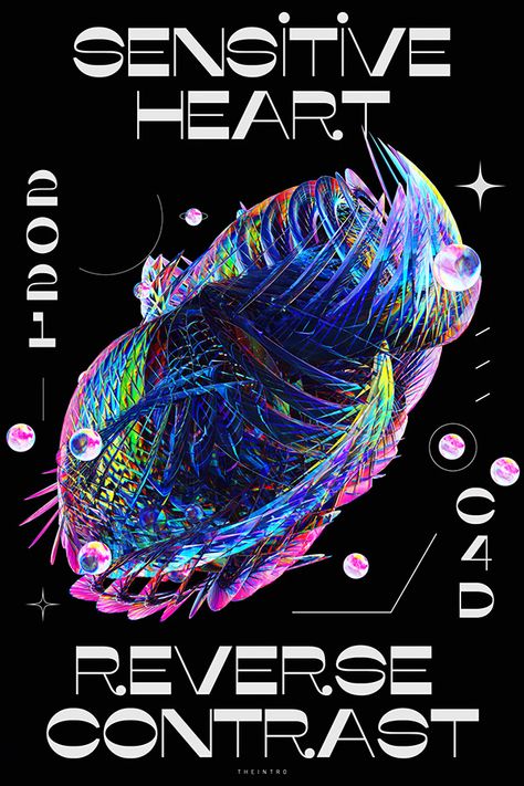 Colors graphic poster art desing sensitive heart Mixed Dimension Graphic Design, Acid Design Poster, Y2k Evolution Graphic Design, Acid Graphic Design, Y2k Evolution, Acid Graphics, Acid Design, Techno Design, College Poster