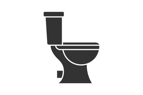 Logo Toilet, Habit Checklist, Toilet Illustration, Wc Icon, Toilet Logo, Toilet Symbol, Minimalist Toilets, Bathroom Pass, Communication Pictures