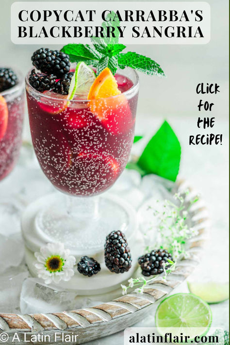 Craving CARRABBA'S BLACKBERRY SANGRIA? 🍷 This Copycat Carrabba's Blackberry Sangria recipe brings the restaurant’s refreshing and fruity cocktail right to your home! Recreated with simple ingredients. 🍽️CLICK FOR THE RECIPE! 🍽️ Carrabba's Blackberry Sangria Recipe, Blackberry Sangria Recipe, Blackberry Sangria, Blackberry Cocktail, Vegan Cocktails, Berry Sangria, Frozen Drink Recipes, Chicory Recipe, Smoothies Healthy