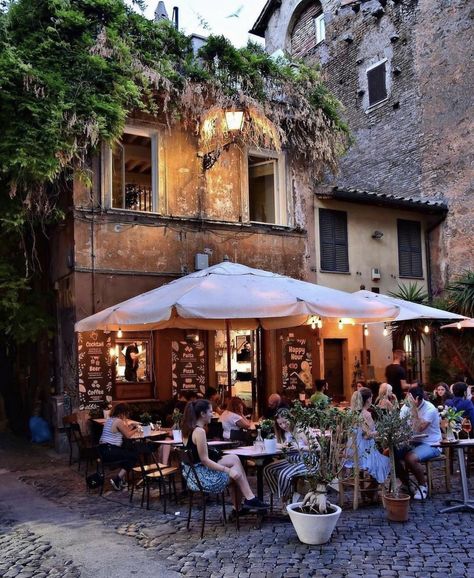 Trastevere Rome Restaurants, Trastevere Rome, Italy Destinations, Rome Photo, Watercolor Pictures, Vatican Museums, Sistine Chapel, Outdoor Restaurant, Coffee Is Life