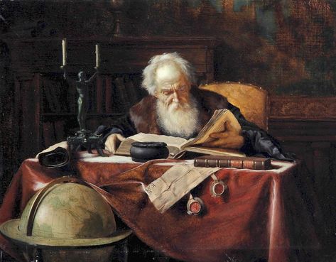 gloss, ludwig - A Scholar in His Study | Ludwig Gloss 1851-1… | Flickr Thinking Painting, Scholar Art, Studying Painting, Science Painting, Studying History, Study Painting, Men's Study, Arte Hip Hop, Study Art