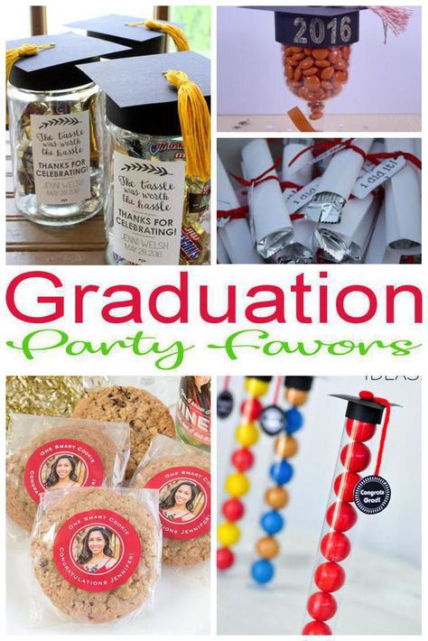 9 Graduation Party Favor Ideas! The best graduation party favors! Candy gifts, money gifts, goodies and more that all boys, girls, teens, tweens, college students and even nursing students will love. Amazing, unique and affordable ideas for the graduate in your life. No matter if its kindergarten, preschool, elementary, middle school, high school, 8th grade or college your guests will love to take home any of these gift idea. Get the best graduation party favor ideas right here - now! Party Favors For Nurse Graduation, Graduation Party Goodie Bags Favors, Grad Party Favors Ideas Gift Bags, Kindergarten Graduation Party Favors, Diy Graduation Favors, Graduation Party Favors For Guests Diy, Graduation Favors For Guests Diy, Sunflowers Decorations, High School Graduation Favors