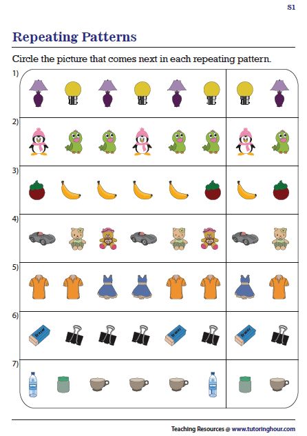 Repeating Patterns Patterns Grade 1, Growing Patterns, Fall Preschool Worksheets, Lkg Worksheets, Kindergarten Math Worksheets Free, Kindergarten Addition Worksheets, Beginning Sounds Worksheets, Math Practice Worksheets, Thanksgiving Worksheets