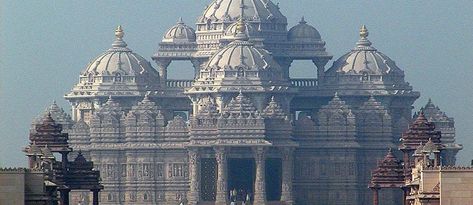 Akshardham Temple | Delhi, India Attractions - Lonely Planet Akshardham Temple Delhi, Akshardham Temple, Baps Swaminarayan, India Travel Places, Temple India, Indian Temple Architecture, India Architecture, Ancient Indian Architecture, Temple Architecture