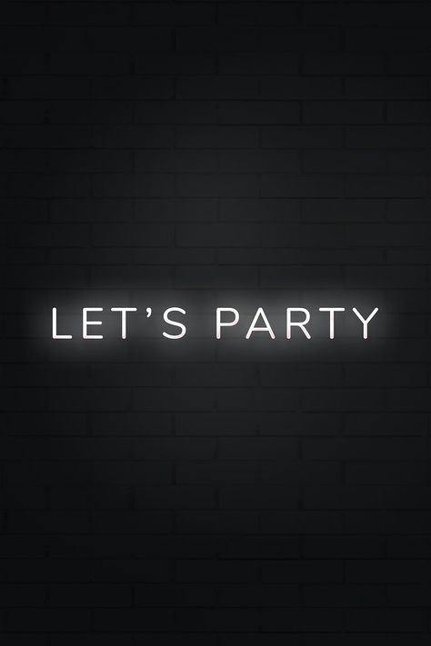 Party Wallpaper Aesthetic, Birthday Boy Quotes, Typography Black And White, Birthday Typography, Neon Typography, Birthday Quotes For Me, Party Neon, Neon Birthday, Black And White Photo Wall