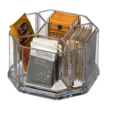 5 compartment acrylic tea bag boxes with toothpick holde,feature 2 equally divided compartments that can easily hold and organize any assortment of tea bags into different categories with full display. Made of quality acrylic material,durable and transparent make it is easy to see what is stored inside; Stack organizers to create sapce-saving vertical storage.Measure L16*W.16*H. 8cm,Simple but multi function design tea bag organizer to keep your Tea Bags Separated, Dust-free and Neatly Organized Guest Room Organization, Tee Organisation, Guest Room Storage, Tea Box Storage, Tea Bag Storage, Room Organizer, Tea Organization, Acrylic Storage Box, Tea Bag Organizer