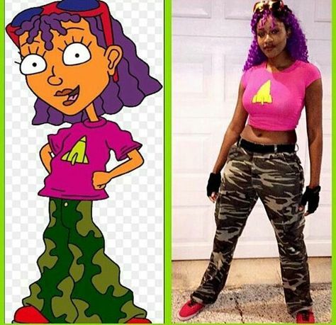 Rocket power Apocalypse Halloween, Iconic Costumes, Cartoon Halloween Costumes, Halloween Parejas, Cartoon Character Costume, Halloween Coustumes, Rocket Power, Cartoon Halloween, Couple Costumes