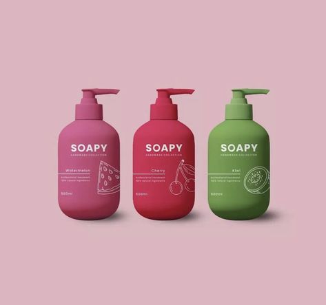 Handcream Packaging Ideas, Shampoo Branding Design, Body Wash Packaging Design, Pastel Packaging Design, Hair Product Design, Shampoo Branding, Liquid Soap Packaging, Hair Product Packaging, Shampoo Packaging Design