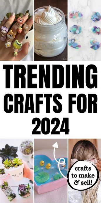 Discover the trends that are set to take the crafting world by storm in 2024. Whether you're looking to sell your creations or simply try out the latest DIY projects, these trends are sure to inspire. Things You Can Sew And Sell, Crafts I Can Sell, Small Sellable Crafts, Quick Crafts To Make And Sell, Projects To Try Saved, Things That Sell, Best Things To Make And Sell, Crafting Ideas To Sell, Small Craft Ideas To Sell