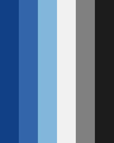 Blue, White, Grey and Black Light Blue And Black Room Ideas, Blue White And Black Color Palette, Blue Black Color Scheme, Black White Gray Blue Color Scheme, Black White Grey Blue Color Palette, Blue And White Pallet Colour Palettes, Blue Gray Black White Color Palette, White And Blue Colour Palette, White Black Blue Aesthetic