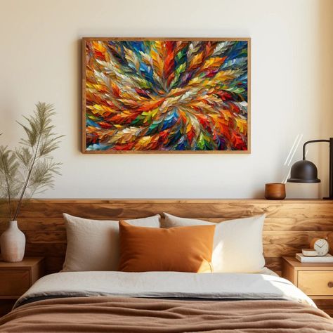 Awesome! Amazing! Our latest arrival. Colorful Feathers Abstract Print - Printable Wall Art - Oil Painting for Vibrant | Living Room Decor | Digital Download at $5.50. #FeathersHomeArt #ColorfulWallDecor #ColorfulDecorPrint #OilPaintingPrint #DigitalFeathersArt #ColorfulOilArt #PrintablePainting #PrintableArtwork #ColorfulWallPrint #OriginalOilArt Vibrant Living Room, Feather Art, Colorful Feathers, Printable Artwork, Art Oil, Colorful Decor, Abstract Print, Original Oil, Digital Download Etsy