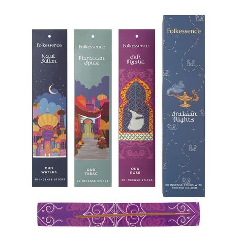 PRICES MAY VARY. Relaxation Properties - The fragrances of these incense sticks variety pack have enriching healing properties. The calming effect of insents sticks can heal physical ailments and help in emotional balance. Variety Pack with Longetivity - These non - toxic insence-sticks have a burn time of 45 minutes and come with 120 incense sticks in the pack. This incense sticks variety pack does not emit black smoke. Perfect Gift - Invite tranquility into your home with this farmhouse gift b Incense Sticks Packaging, Scented Sticks, Sage Candle, Witchy Gifts, Incense Sticks Holder, Calming Scents, Incense Holders, Incense Cones, Emotional Balance