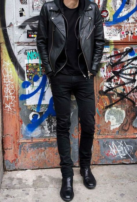 So, what defines the male edgy aesthetic outfits? In this article, I’m going to break down this unique fashion style and show you how to achieve an edgy aesthetic for guys. Punk Outfits Men Grunge, Aesthetic Outfits For Guys, Edgy Male Outfits, Aesthetic For Guys, Edgy Outfits Men, Punk Outfits Men, Male Outfits Aesthetic, Leather Jacket Outfit Men, Male Outfits