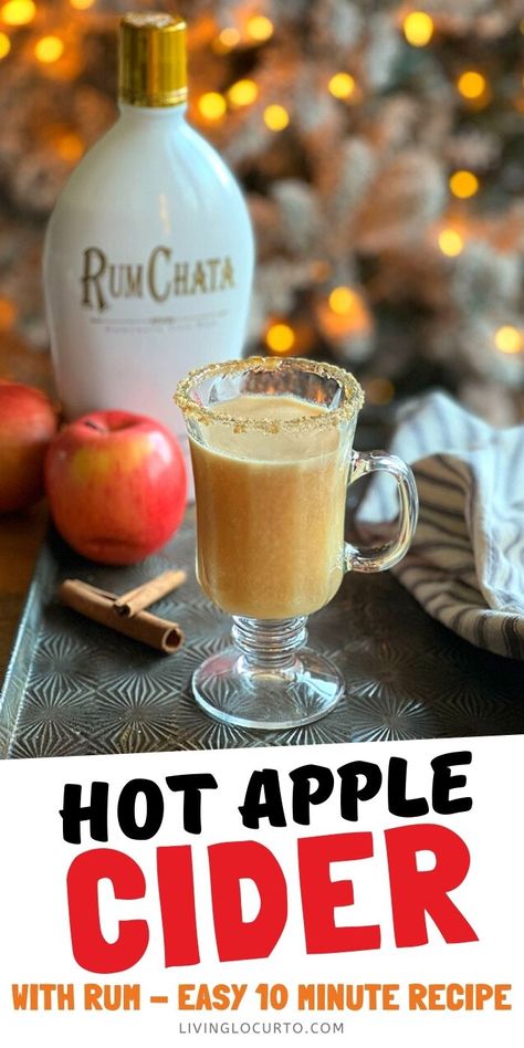 Rumchata Apple Cider, Crockpot Apple Cider With Alcohol, Crock Pot Cider Spiked, Hot Apple Cider Alcohol Drinks Crockpot, Apple Cider Christmas Drink, Hot Rumchata Drinks, Apple Cider Cocktail Warm, Warm Cider Alcohol Drinks, Hot Spiked Drinks