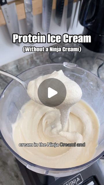 How To Make Ice Cream With Protein Powder, No Churn Protein Ice Cream, How To Make Protein Ice Cream, Premier Protein Shake Ice Cream, Protein Powder Ice Cream Recipes, Vanilla Protein Powder Desserts, Protein Ice Cream Blender, Premier Protein Ice Cream Recipe, Premier Protein Ice Cream