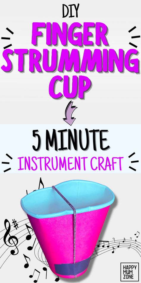 Here’s a really easy and fun musical instrument craft suitable for toddlers and preschoolers (with maybe just a little help required from an adult). preschool activities | preschool activities toddler | preschool activities 3 year old | preschool activities 4 year old Piano Craft Preschool, Musical Instrument Craft, Paper Cup Diy, Toddler Preschool Activities, Diy Craft For Kids, Piano Crafts, Fun Activities For Preschoolers, Instrument Craft, Craft For Toddlers