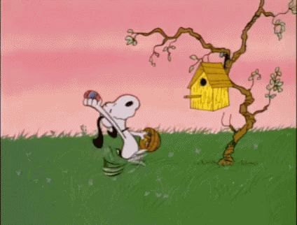 Easter Egg GIF - Easter Egg Snoopy - Discover & Share GIFs Easter Beagle Charlie Brown, Happy Easter Gif, Easter Beagle, Snoopy Easter, Woodstock Peanuts, Snoopy Funny, Snoopy Quotes, Easter Images, Snoopy Pictures