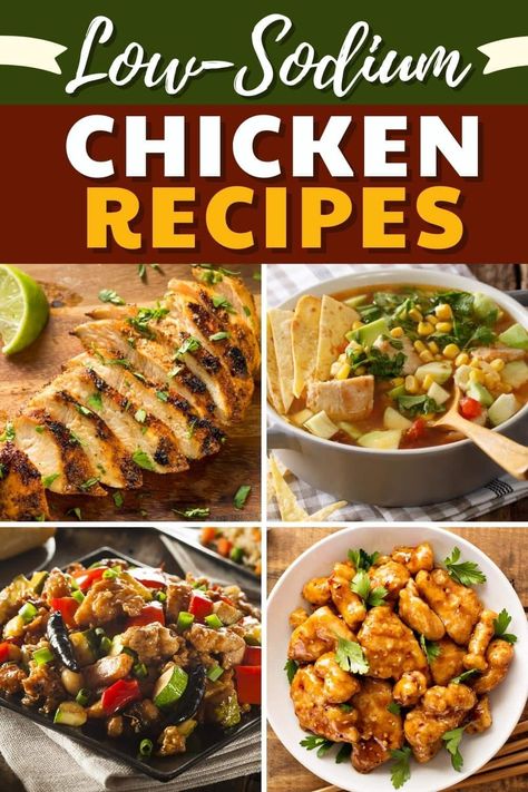 Get a healthy meal on the table with these low-sodium chicken recipes! From chili to fajitas to casserole, these are dishes you can feel good about. Low Sodium Chicken Tenderloin Recipes, Low Sodium Recipes Chicken, Mrs Dash Recipes Chicken, Dash Diet Chicken Breast Recipes, Dash Diet Chicken Recipes, Mrs Dash Recipes, Low Sodium Casseroles, Chicken Recipes Low Sodium, Low Sodium Chicken Breast Recipes