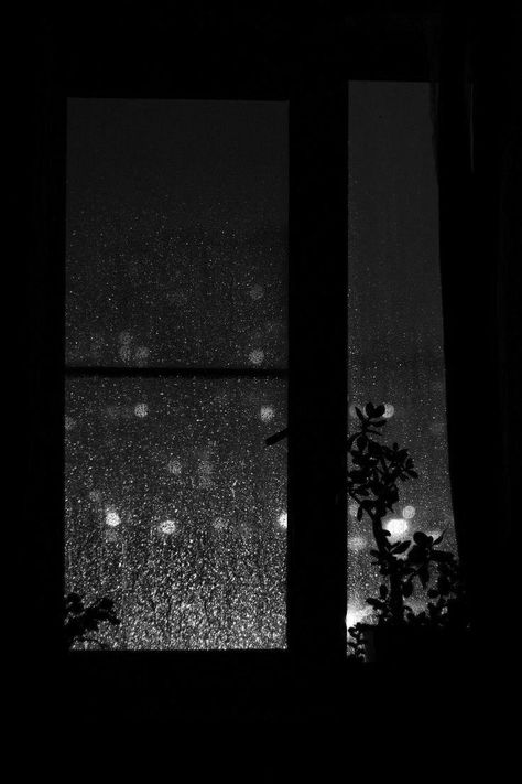 Rainy Window Aesthetic Night, Rainy Aesthetic, Rainy Window, Rain Window, Night Out With Friends, Night Window, Rain Pictures, Dark Black Wallpaper, Dark Red Wallpaper