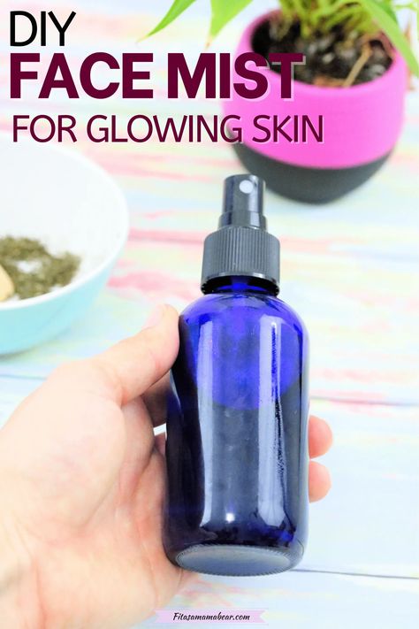 Hydrating Face Mist Diy, Refreshing Facial Mist Diy, How To Make Face Spray For Glowing Skin, Refreshing Face Mist, Diy Facial Spray For Glowing Skin, Diy Facial Mist Sprays How To Make, Essential Oil Face Mist, Diy Face Spray Mists Essential Oils, Essential Oil Face Spray