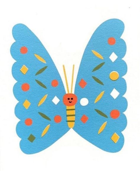 Simple Butterfly, Bug Art, Butterfly Illustration, Magazines For Kids, 자수 디자인, Kids Lighting, Art Classroom, Kids Prints, Art Drawings Simple