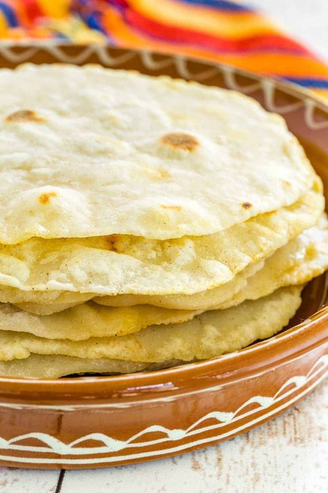 An easy recipe for homemade Gluten Free Tortillas! These soft tortillas cook up extra quick, perfect for Mexican meals and gluten free wraps. Gluten Free Tortilla Recipe Easy, Gf Wrap Recipe, Gluten Free Wraps Recipe, Gluten Free Tortilla Recipe, Gluten Free Tortillas Recipe, Gluten Free Flour Tortillas, Gluten Free Corn Tortillas, Soft Tortillas, Gluten Free Wraps