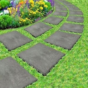 Recycled Rubber Pavers, Rubber Stepping Stones, Gravel Walkway, Patio Blocks, Garden Pavers, Outdoor Pavers, Decorative Pebbles, Garden Stepping Stones, Paving Slabs