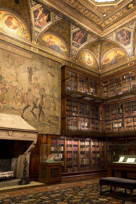 Beautiful Library, Ville New York, Old Library, Places In New York, Morgan Library, New York City Travel, Peaceful Places, Nyc Trip, Upstate New York