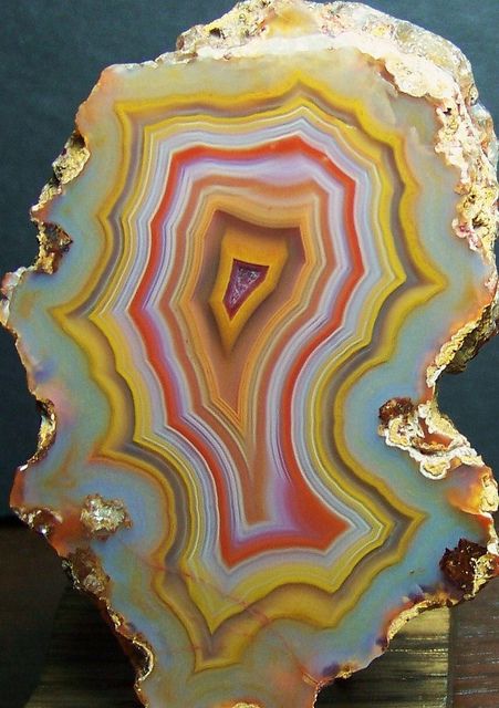 Condor Agate Geode Art, Pretty Rocks, Cool Rocks, Beautiful Rocks, Piece Of Art, Mineral Stone, Minerals And Gemstones, Rocks And Gems, Back To Nature