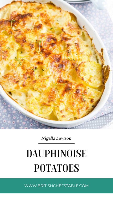 Nigella Dauphinoise Potatoes Dalphonise Potatoes, Potato Delphinoise, Best Potato Dauphinoise, Dauphanese Potatoes, Potato Daphonoise, Vegan Dauphinoise Potatoes, Dophinoise Potatoes, Dauphinoise Potatoes Easy, Daphenoise Potatoes