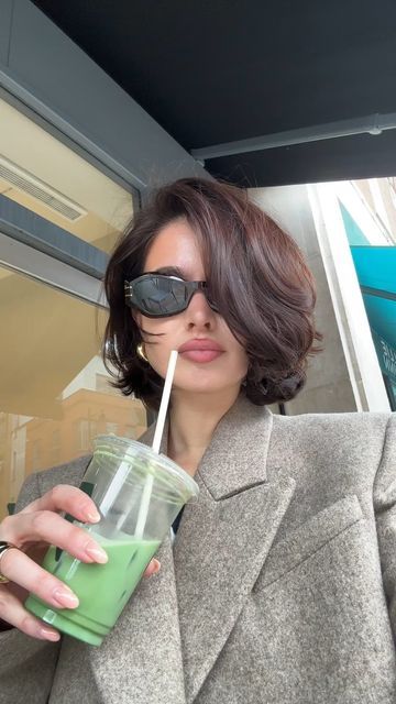 Bob Cuts, Short Bob, Your Perfect, Short Hair, A Woman, Hairstyles, Sunglasses, For Women, Green