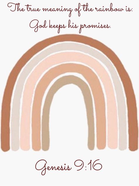 #rainbow #god #bible #promise #genesis #blessed #forever Rainbow Gods Promise Quotes, Gods Promise Rainbow, Gods Promises Quotes, Rainbow God, Handmade Notes, Rainbow Bible, Gods Promise, Promise Quotes, Bible Things