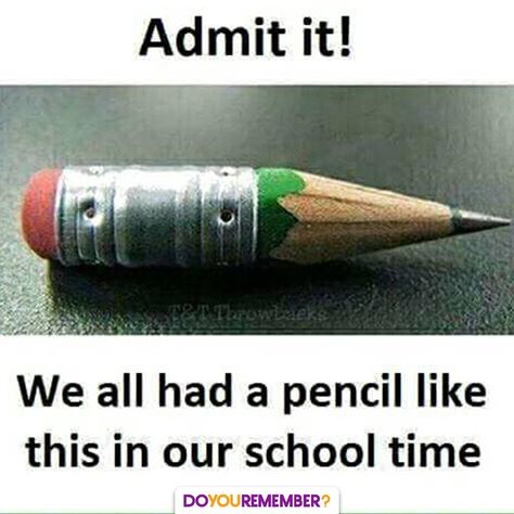 Student Humor, Back In My Day, Childhood Memories 70s, Childhood Days, Joke Of The Day, The Pencil, Vintage Memory, I Remember When, Pencil Sharpener