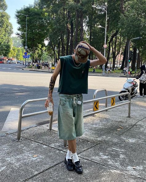 go on my tik tok:0verl00ked #outfit #streetwearoutfitsmen #baggyy2k #outfitinspo #streetwear #fashion #baggy Streetwear Fashion Baggy, Japan Outfits, Oversize Outfit, Fashion Baggy, Mens Shorts Outfits, Fasion Outfits, Streetwear Fits, Concept Clothing, Street Fashion Men Streetwear