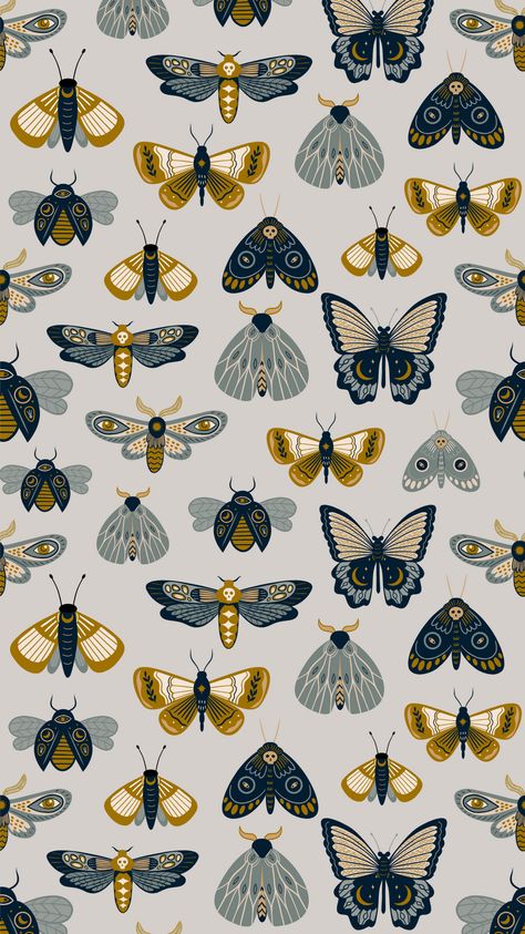 Butterfly Phone Wallpaper, Phone Wallpaper Template, Moth Wallpaper, Wallpaper Template, Moth Butterfly, Phone Wallpaper Boho, Halloween Wallpaper Cute, Phone Background Patterns, Computer Wallpaper Desktop Wallpapers