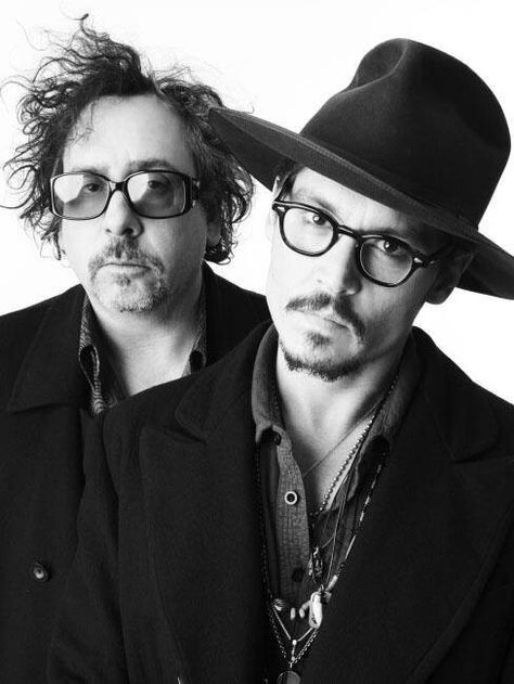 Director and Muse - Tim Burton and Johnny Depp #timburton #Johnnydepp