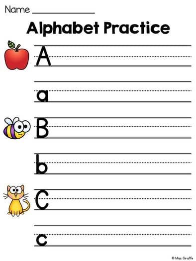 letter tracing Hand Writing Preschool, Trace And Write Alphabet Worksheets, Handwriting Practice Alphabet, Alphabet Practice Worksheets, Letters Writing, Pre Writing Practice, Numbers Activity, Daycare Curriculum, Letters Worksheets