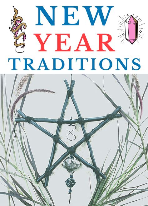 Pagan New Year Ritual, Wiccan New Year Rituals, Wicca New Year Ritual, Witchcraft For New Year, Pegan New Years, Wiccan New Year Blessing, New Years Eve Rituals Wicca, Spells For New Years Eve, New Year Magic Rituals