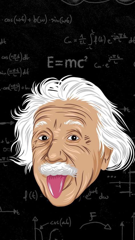 free wallpapers 4K albert einstein, scientist, minimalism, black background, formulas, art for mobile and desktop Double Wallpaper, Scientist Cartoon, Albert Einstein Photo, Dark Room Photography, Math Genius, Beautiful Wallpapers For Iphone, Heaven Art, Anime Villians, Glowing Art