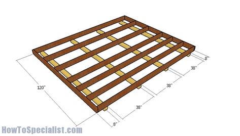 12x10 Gable Shed - Free DIY Plans | HowToSpecialist - How to Build, Step by Step DIY Plans 8x8 Shed Plans, 8x8 Shed, Fall Wood Projects, Shed Design Plans, Garden Shed Plans, Diy Storage Shed, How To Build Steps, Build Your Own Shed, Shed Floor