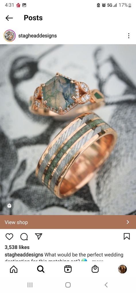 Wedding Rings Engagement Not Diamond, Mom Traditional Wedding Ring, Hypoallergenic Wedding Rings, Miss Agate Mens Wedding Ring, Wedding Band Alternatives, Alternative Mens Wedding Rings, Nonconventional Wedding Rings, Non Traditional Wedding Ring Sets, Nonbinary Wedding Ring