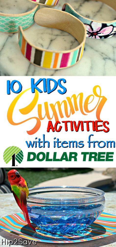 Looking for activities to keep the kids busy this summer? Check out these fun and easy ideas you can create from Dollar Tree items! Summer Fun For Kids, Harry Potter Crafts, Toddler Snacks, Summer Projects, Summertime Fun, Fun Craft, Summer Activities For Kids, Camping Crafts, Summer Bucket Lists