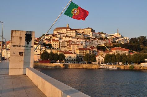 Ponte de Santa Clara - Coimbra, Portugal Coimbra Portugal, Algarve Portugal, Portugal Travel, Empire Style, Santa Clara, And So The Adventure Begins, Algarve, Natural Wonders, Europe Travel