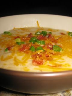 Crockpot Potato Soup - This was wonderful! I used cubed frozen hashbrowns instead of shredded. I added more onion and a few spices (garlic pepper, etc). I also put some bacon and cheddar in the crock pot for the last hour with the cream cheese. Crockpot Baked Potato Soup, Crockpot Baked Potato, Baked Potato Soup Crock Pot, Potato Soup Crockpot Recipes, Potato Soup Crock Pot Easy, Crockpot Potato, Slow Cooker Potato Soup, Frozen Hashbrowns, Ham And Potato Soup