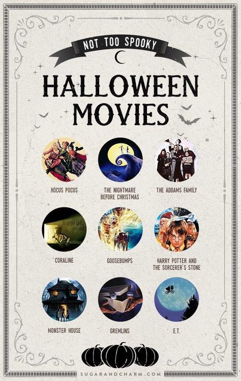 Some family friendly film suggestions for A Charming Halloween Movie Night, plus tips on decor, food and drink #SugarAndCharm #Halloween #MovieNight #Festive Movie Night Halloween, Family Friendly Halloween Movies, Halloween Sleepover, Bolo Halloween, Herbst Bucket List, Halloween Movie Night, Hallowen Ideas, Image Halloween, Halloween Film