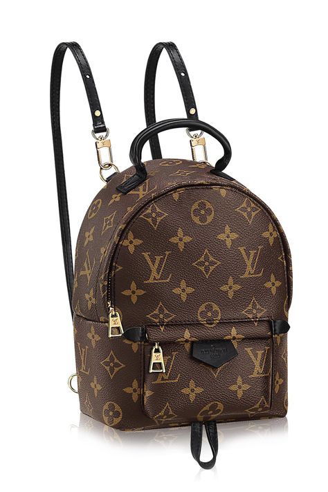 The backpack gets an adult upgrade with this luxe option from Louis Vuitton. Sac Louis Vuitton, Louis Vuitton Backpack, Mini Mochila, Fashion Tote Bag, Hermes Handbags, Canvas Handbags, Designer Backpacks, Gucci Handbags, Cute Bags