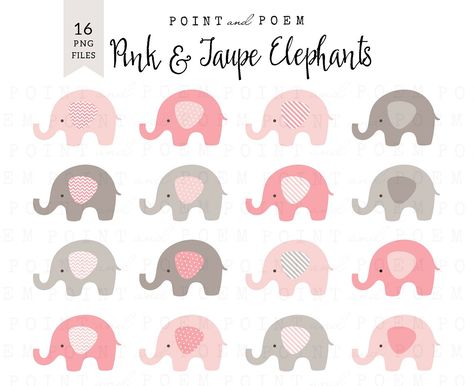 Elephants clip art #party#scrapbooking#gray#supplies Pink Elephant Wallpaper, Pink Elephant Nursery, Elephant Vector, Toddler Bedroom Decor, Baby Elephant Nursery, Elephant Clip Art, Elephant Wallpaper, Elephant Silhouette, Elephant Illustration