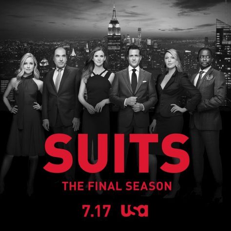 Katherine Heigl on Instagram: “Ready to suit up? The final season of #Suits is just over a month away! Tune in Wednesday, July 17 at 9/8c for the premiere! @suits_usa” Patrick Adams, Suits Tv Series, Donna Paulsen, Sarah Rafferty, Suits Usa, Gina Torres, Sean Leonard, Suits Tv Shows, Suits Tv